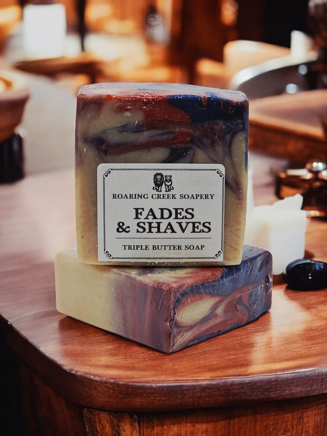 |Fades & Shaves| Soap Bar with 3 Butters Triple Butter