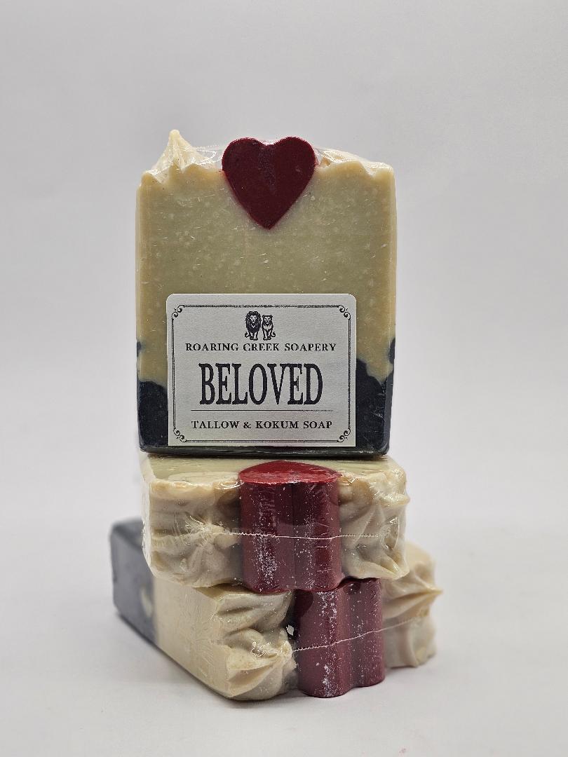 Soap Bar with Tallow and Kokum Butter "Beloved"