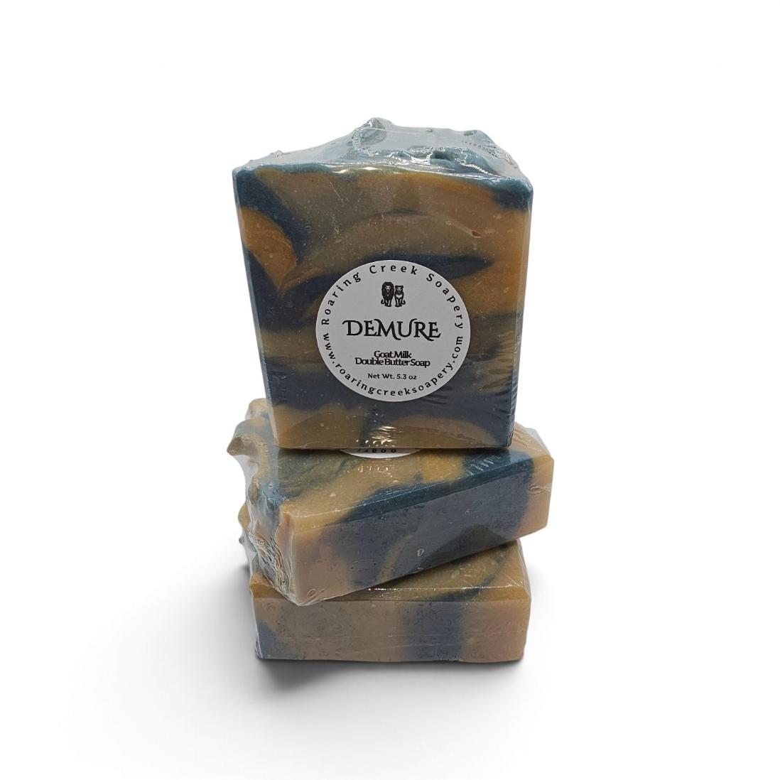 |Demure| Soap Bar with Goats Milk, Hemp Seed Oil + 2 Butters