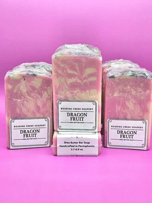 Soap Bar made with Shea Butter named "Dragon Fruit"