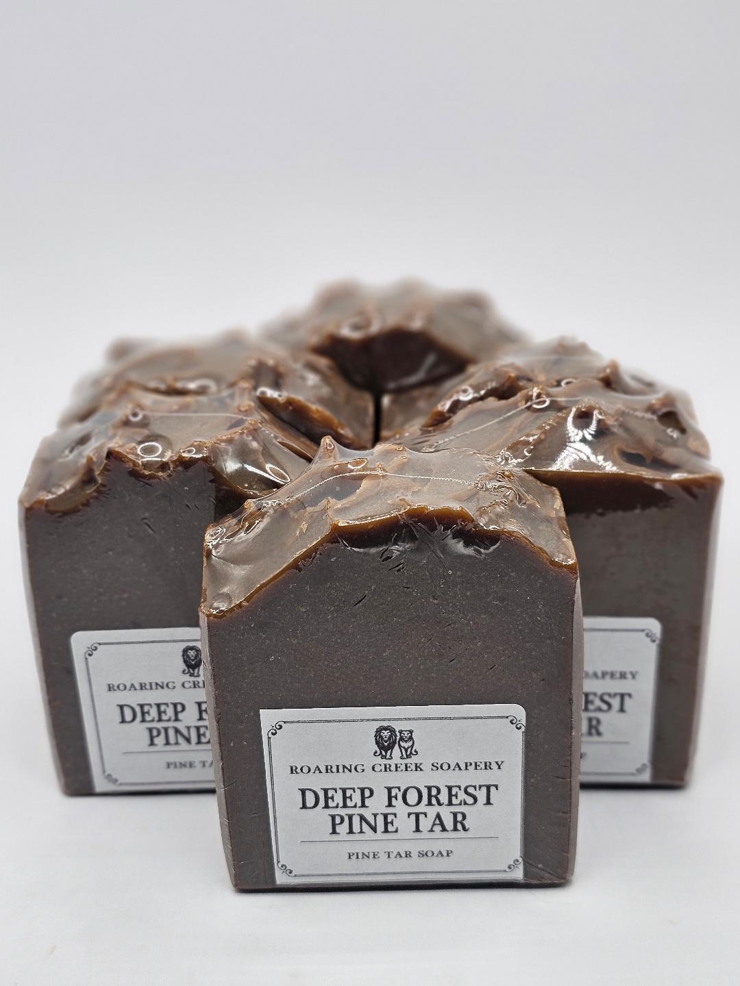|Deep Forest| Pine Tar Soap Bar with Essential Oils