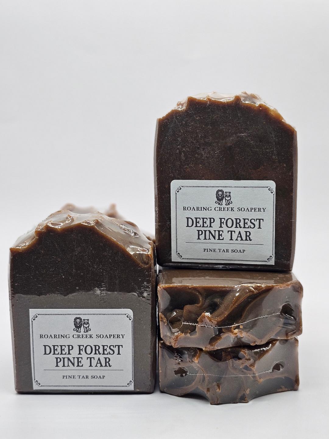 |Deep Forest| Pine Tar Soap Bar with Essential Oils