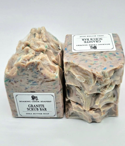 |Granite Scrub Bar| Soap made with Shea Butter & Pumice