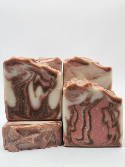 |Herbal Aura| Soap Bar with Lard, Natural Colorants & Essential Oils