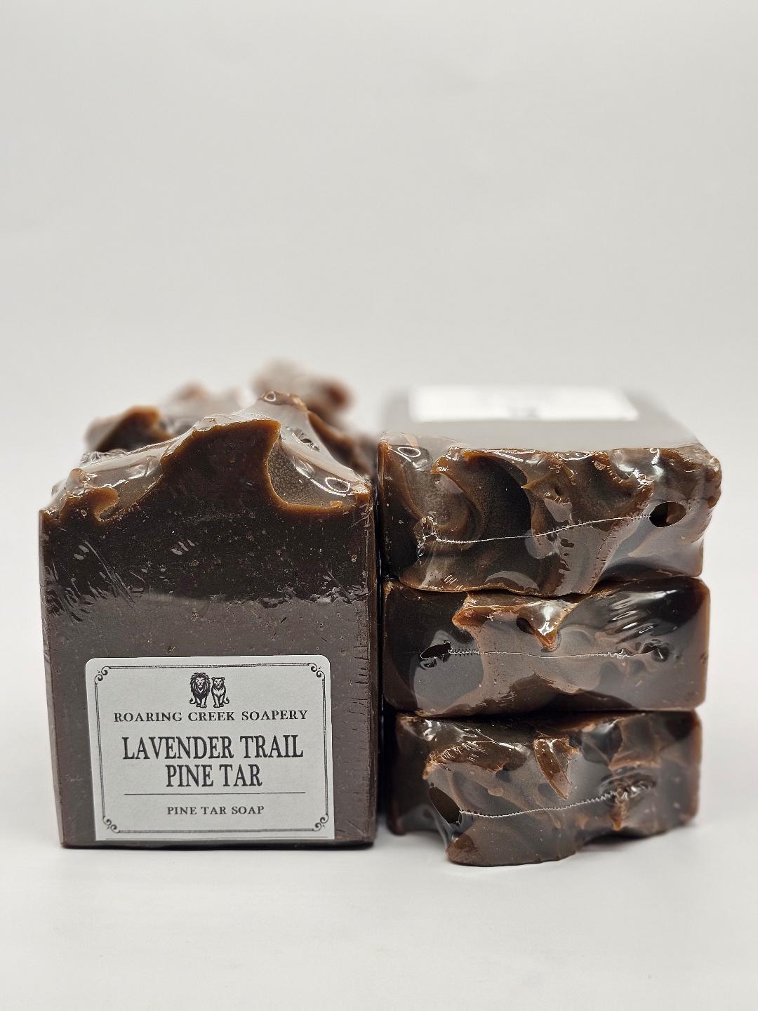 |Lavender Trail| Pine Tar Soap with Lavender Essential Oil scented