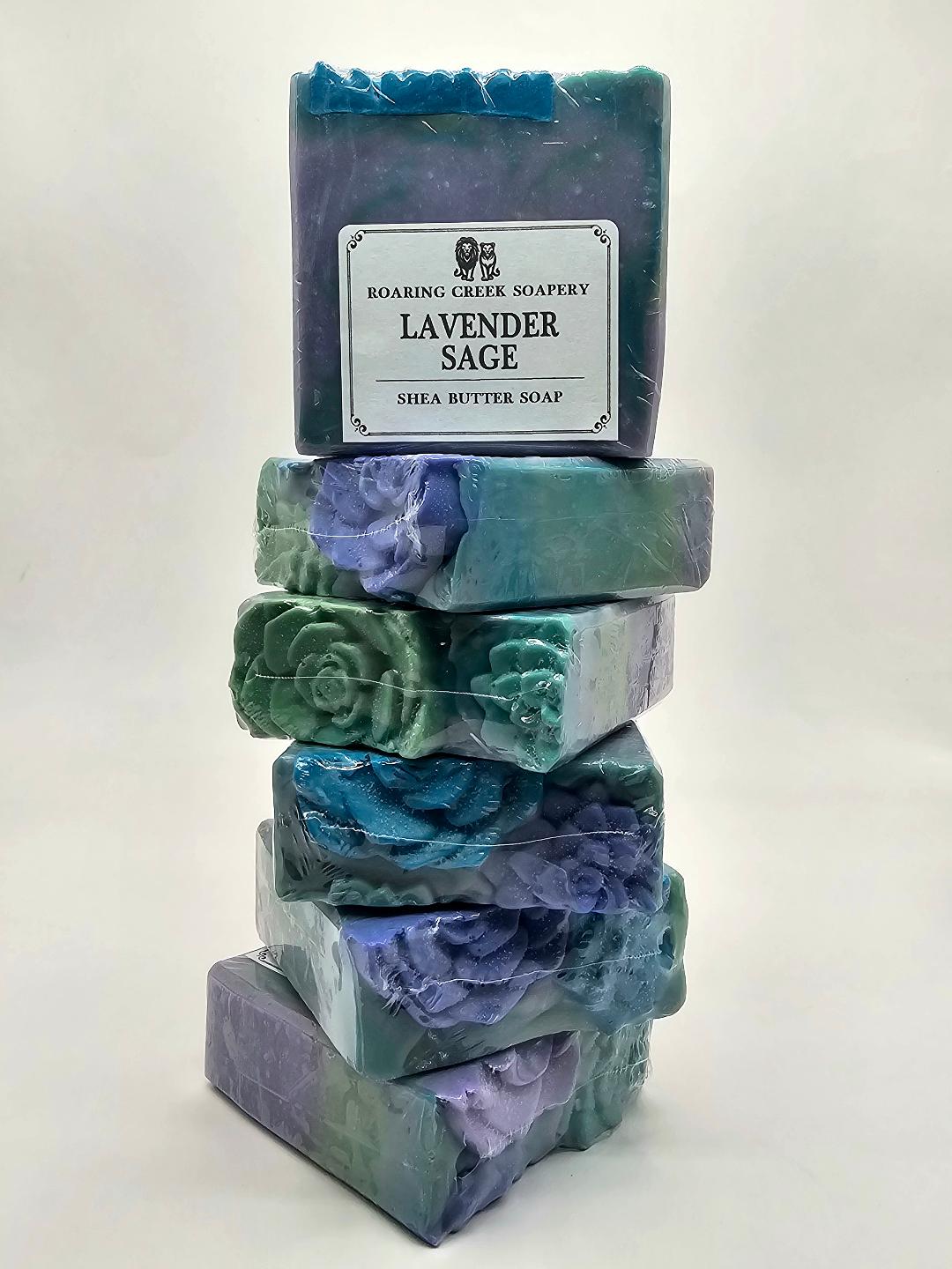 Soap Bar with Shea Butter "Lavender & Sage"
