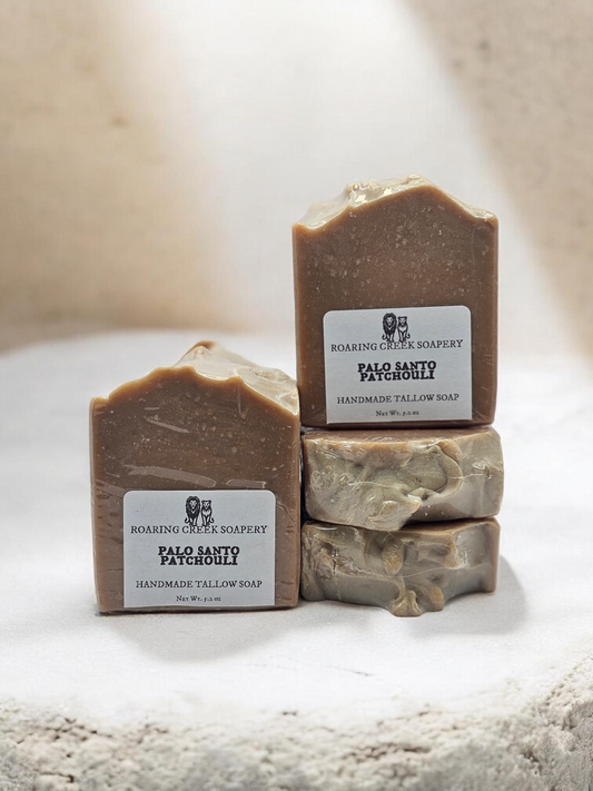 Soap Bar with Tallow "Palo Santo Patchouli" Scent