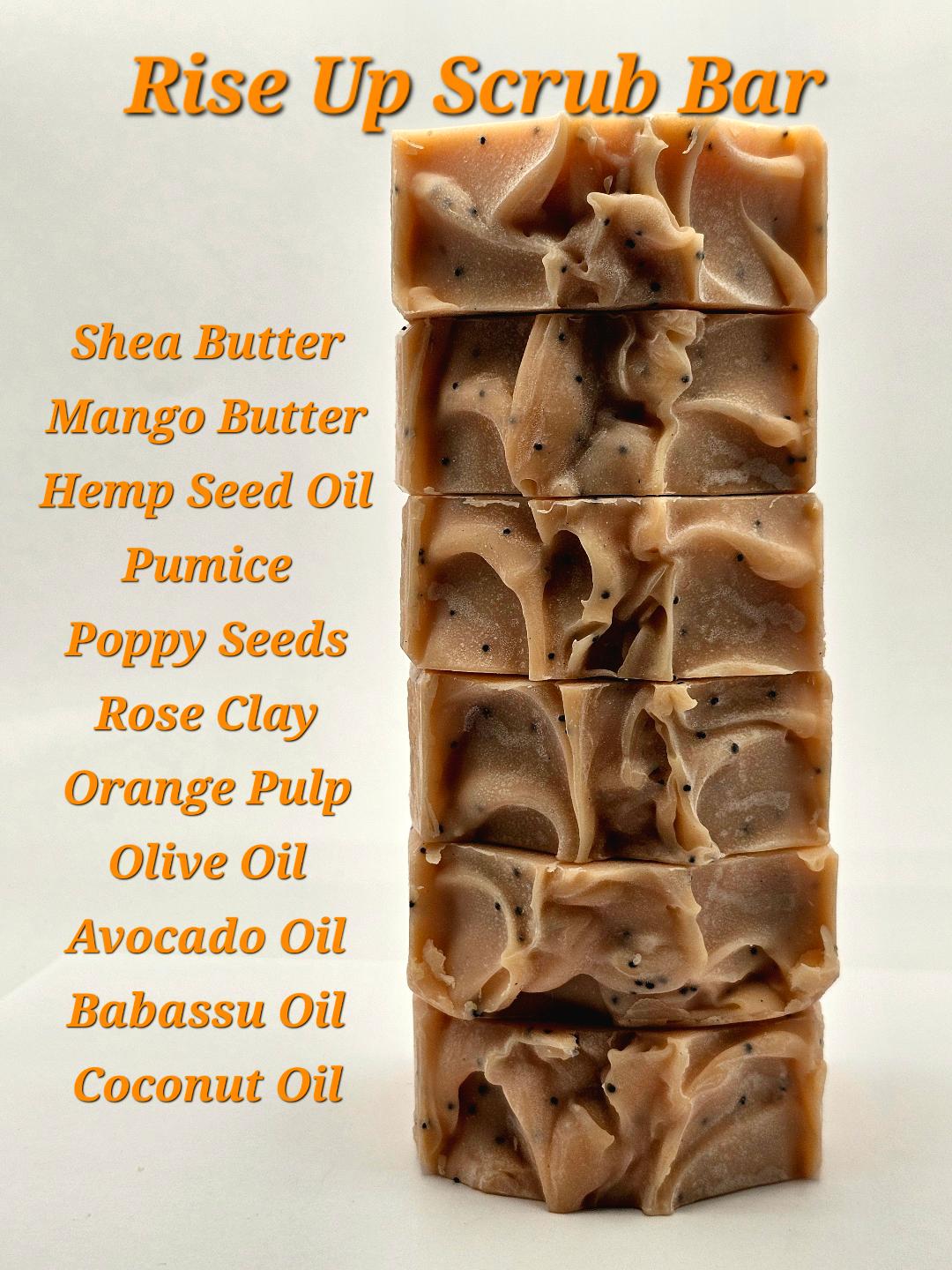 |Rise Up Scrub Bar| Soap Bar with Shea Butter & Pumice