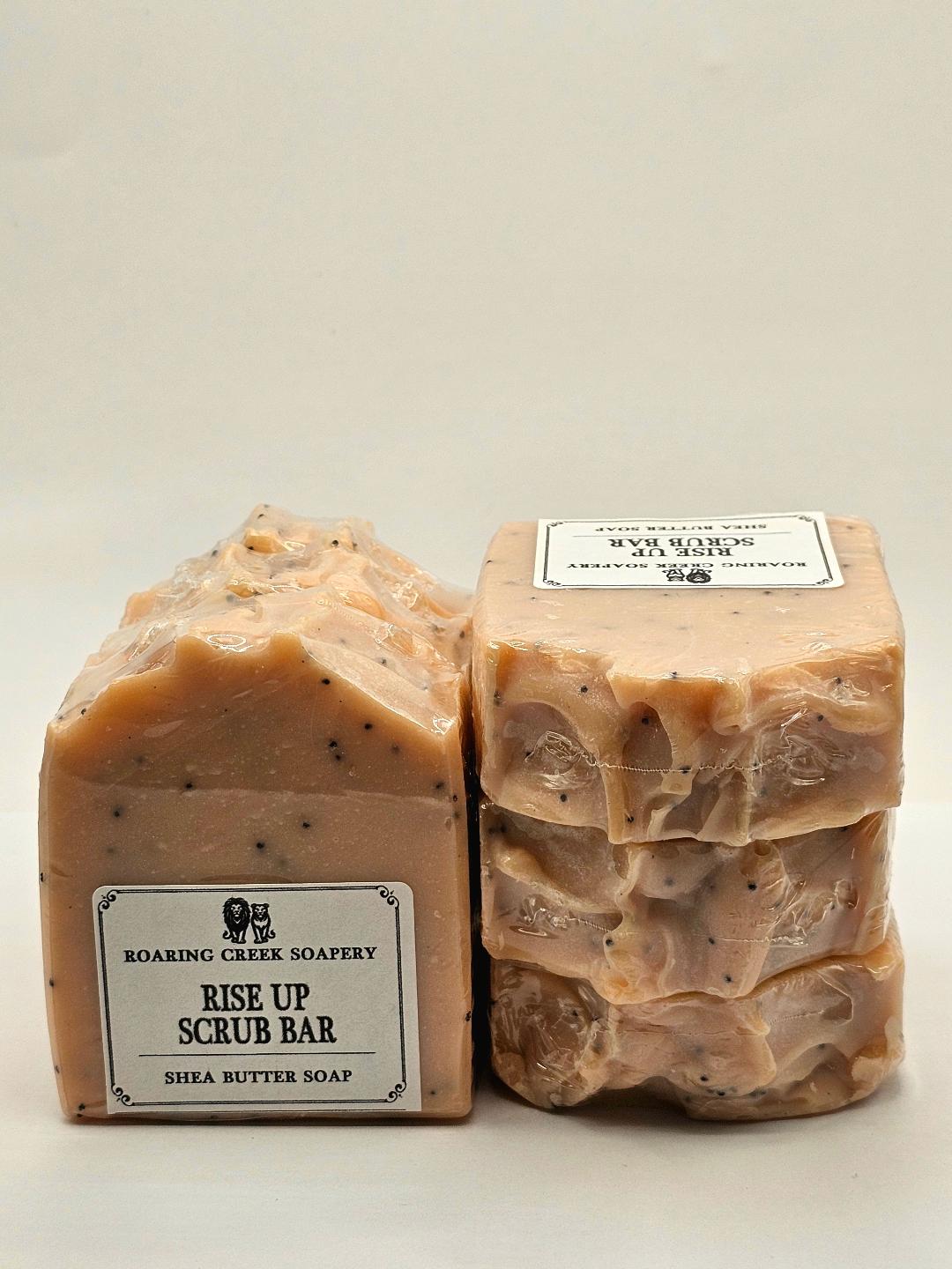 |Rise Up Scrub Bar| Soap Bar with Shea Butter & Pumice