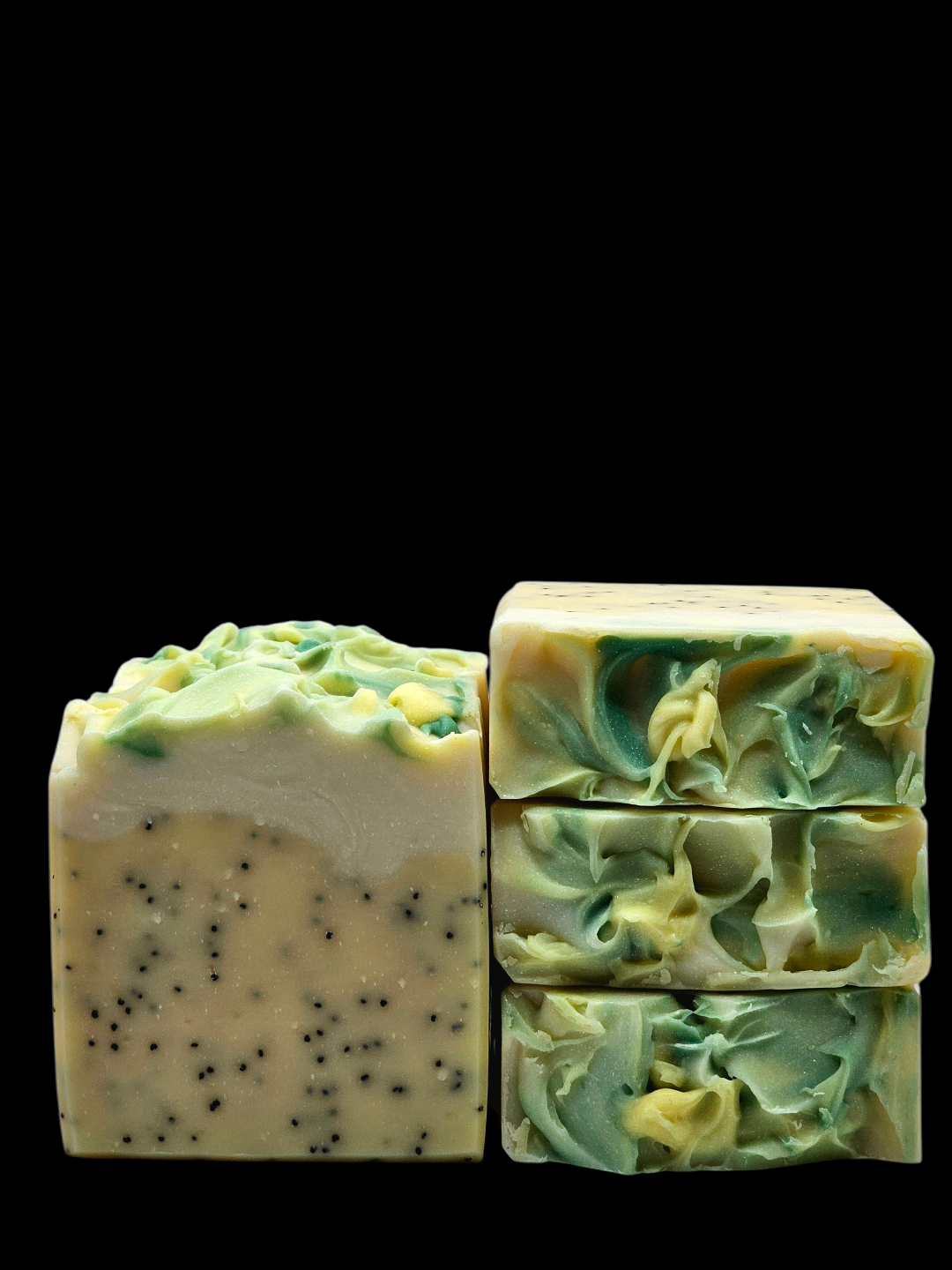 |Bee Zesty| Soap Bar with Poppy Seeds, Beeswax, Essential Oils